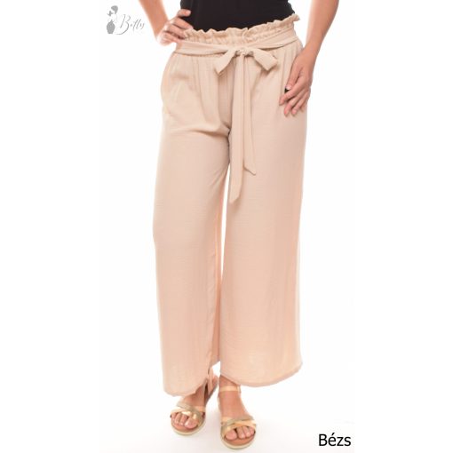 Derékban megkötős, bő szárú, lenge nadrág M/L, XL/XXL