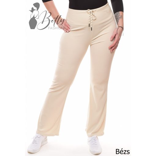 Bővülő szárú, derékban megkötős nadrág M/L, XL/XXL