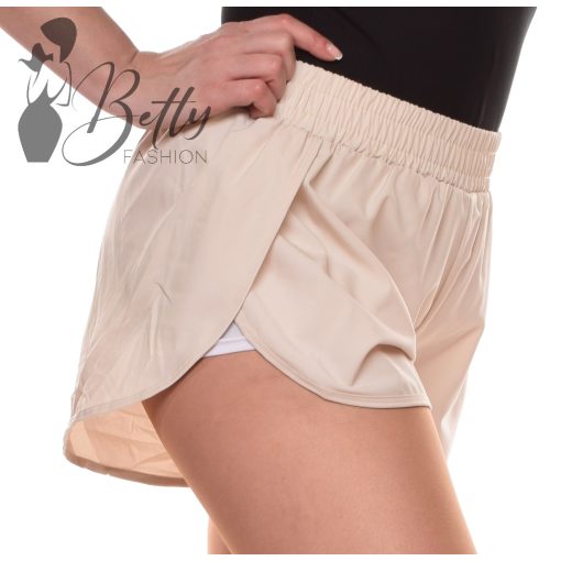 Oldalt átlapolt, dupla anyagú rövidnadrág S/M, L/XL