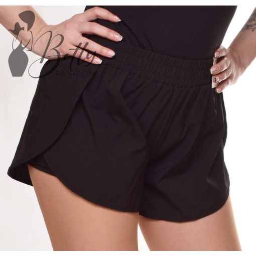 Oldalt átlapolt, dupla anyagú rövidnadrág S/M, L/XL