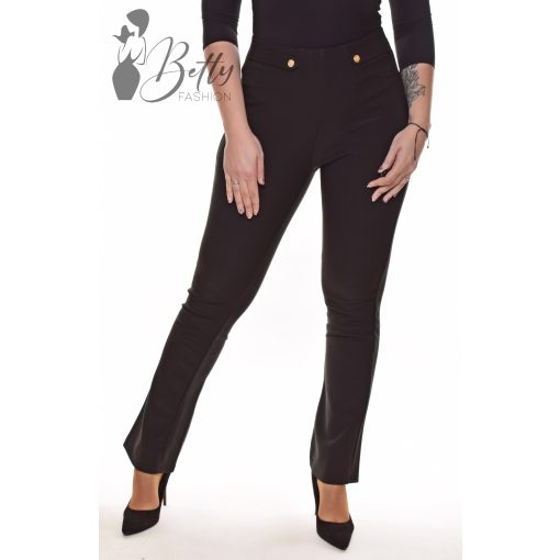 Övdíszes, egyenes szárú elegáns nadrág S/M, M/L, XL/XXL