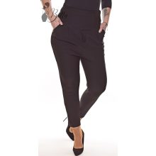 Derékban rakott, fekete színű nadrág S, M, L, XL