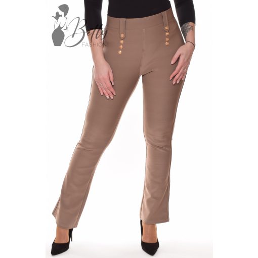 Gombdíszes, bő szárú elegáns nadrág S/M, M/L, XL/XXL