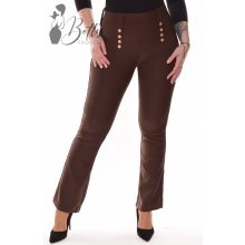 Gombdíszes, bő szárú elegáns nadrág S/M, M/L, XL/XXL