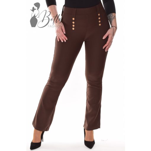 Gombdíszes, bő szárú elegáns nadrág S/M, M/L, XL/XXL