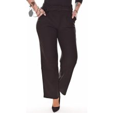 Fekete színű, derékban rakott elegáns nadrág S/M, M/L, XL/XXL