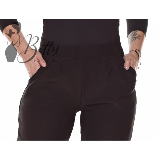 Fekete színű, bő szárú, elegáns nadrág S/M, M/L, XL/XXL