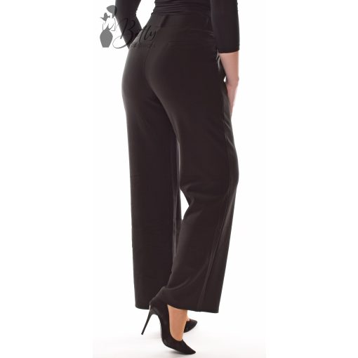 Fekete színű, bő szárú, elegáns nadrág S/M, M/L, XL/XXL