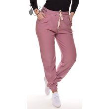 Egyszínű, polár bélelt melegítő nadrág M/L, XL/2XL