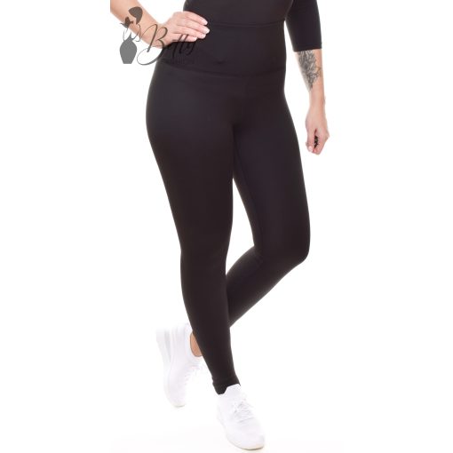 Extra meleg fekete legging bundás béléssel S/M, L/XL, 2XL/3XL