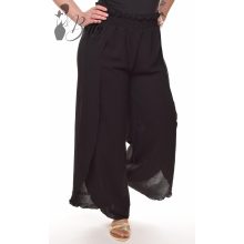 Egyszínű, átlapolt és bő szárú nadrág M/L, XL/XXL