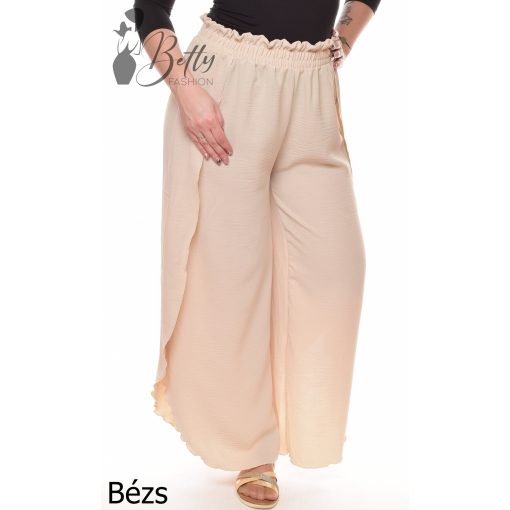 Egyszínű, átlapolt és bő szárú nadrág M/L, XL/XXL