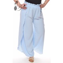 Egyszínű, átlapolt és bő szárú nadrág M/L, XL/XXL