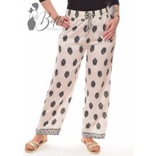 Mintás, lenge fazonú, bő szárú nadrág M/L, XL/XXL