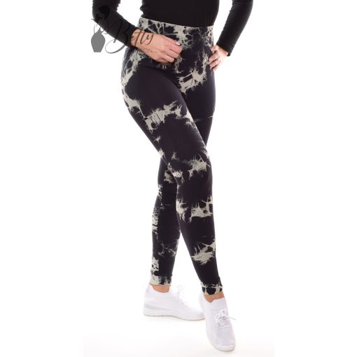 Popsi kiemelős, fenekén ráncolt sport leggings S/M, L/XL