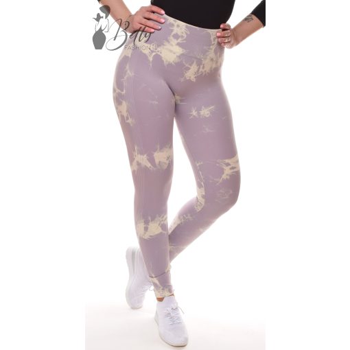 Popsi kiemelős, fenekén ráncolt sport leggings S/M, L/XL