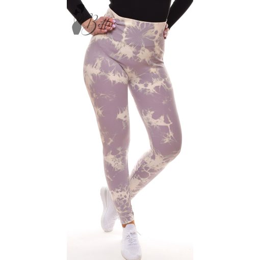 Festék foltos, popsi kiemelős sport leggings S/M, L/XL