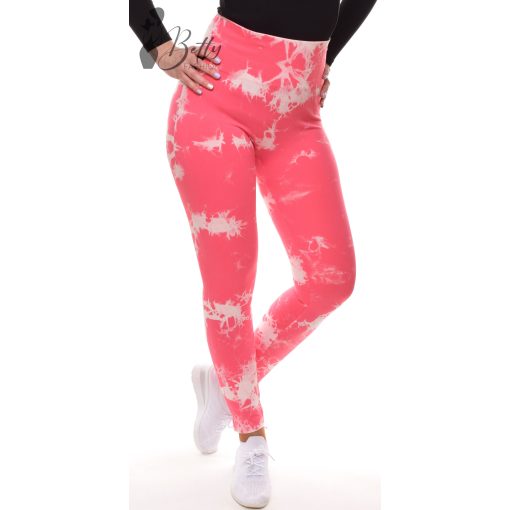 Festék foltos, popsi kiemelős sport leggings S/M, L/XL