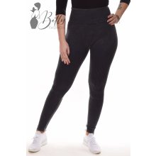 Popsi kiemelős legging farmerhatású koptatással S/M, L/XL