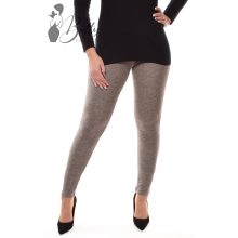 Cirmos mintás, polár bélelt, meleg legging M/L, XL/2XL
