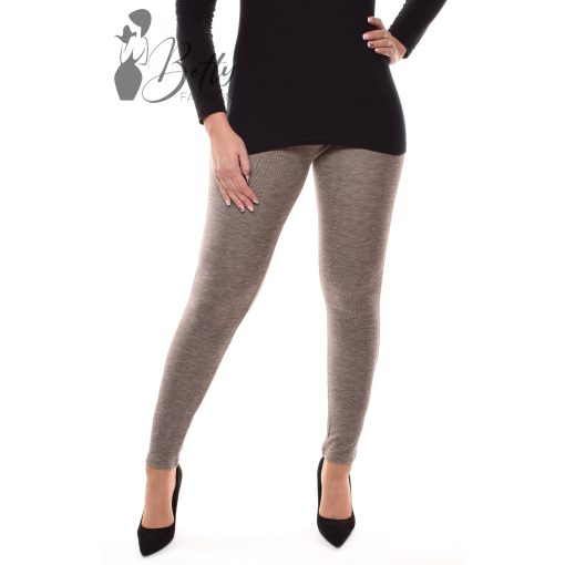 Cirmos mintás, polár bélelt, meleg legging M/L, XL/2XL