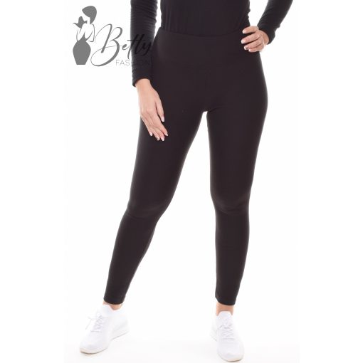 Bordázott anyagú, polár bélelt legging M/L, XL/2XL