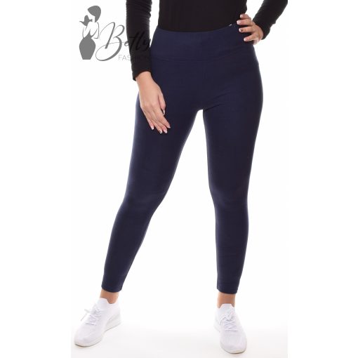 Bordázott anyagú, polár bélelt legging M/L, XL/2XL
