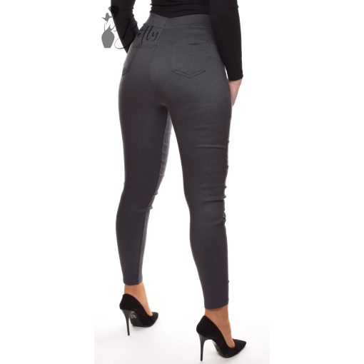 Elején díszvarrásos, egyszínű nadrág M/L, XL/XXL