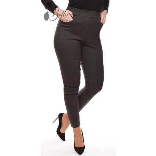 Elején díszvarrásos, egyszínű nadrág M/L, XL/XXL