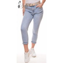 Halványkék "Loose Fit" farmer nadrág + öv XS, S, M, L, XL