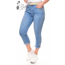 Oldalt szegecses farmer nadrág + öv XS, S, M, L, XL