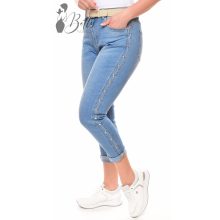 Oldalt szegecses farmer nadrág + öv XS, S, M, L, XL