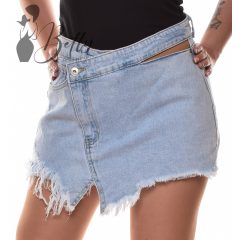 Szaggatott farmer szoknyanadrág XS, S, M, L, XL