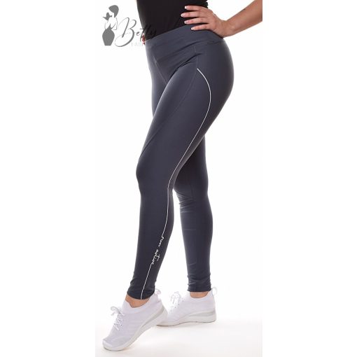 Bal szárán mintás és feliratos leggings S/M, L/XL