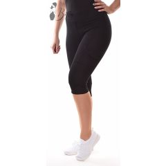 Fekete színű, oldalzsebes térd leggings M/L, XL/2XL 