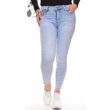 Halványkék színű, push-up farmer nadrág XS, S, M, L, XL