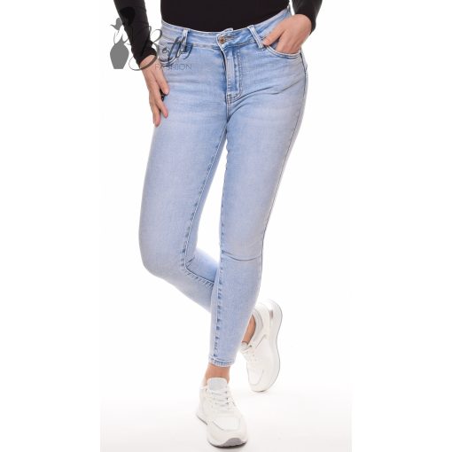 Halványkék színű, push-up farmer nadrág XS, S, M, L, XL