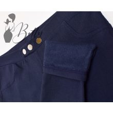 Sötétkék, polár bélelt sztreccses nadrág 25-31