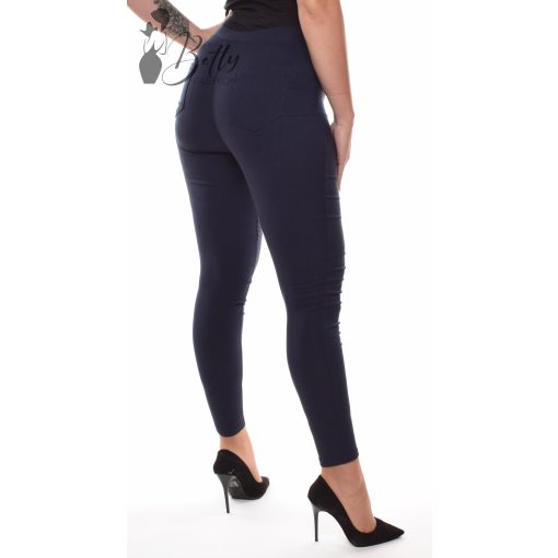 Sötétkék, polár bélelt sztreccses nadrág 25-31