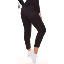 Fekete színű,  gumis derekú, lenge nadrág XS/S, S/M, M/L, L/XL