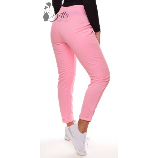 Rózsaszínű,  gumis derekú nadrág XS/S, S/M, M/L, L/XL