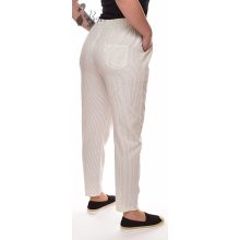 Fehér alapon fekete csíkos, vászon nadrág S/M, M/L, L/XL, XL/2XL