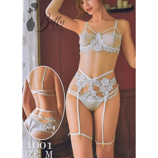 Horgolt díszes, erotikus szett M, L