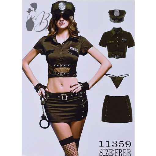 Erotikus rendőrnő szett - méret nélküli