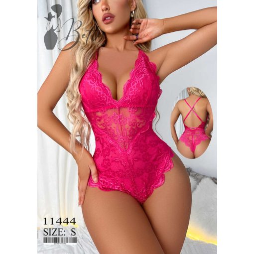 Pink színű, csipkés, erotikus body