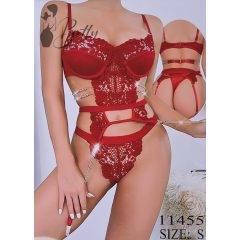 Horgolt és láncdíszes, erotikus szett - S, M, L