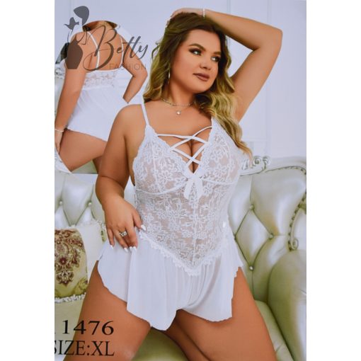 Csipkés, erotikus body - XL, 2XL, 3XL