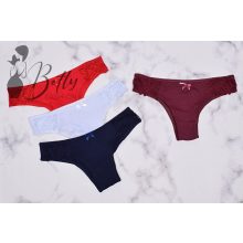 Csipkebetétes, pamut bugyi S, M, L, XL