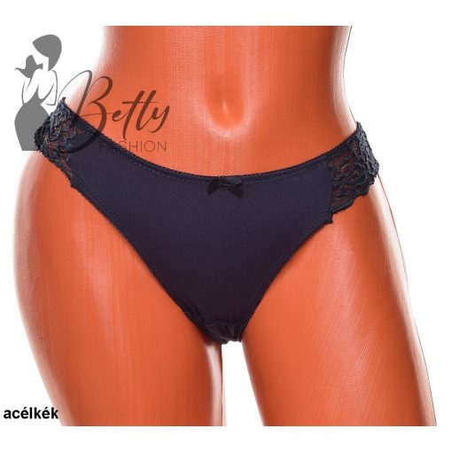 Csipkebetétes, pamut bugyi S, M, L, XL