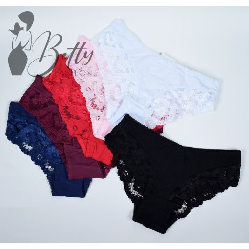 Csipkeszegélyes bugyi S, M, L, XL